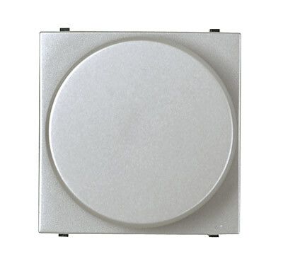 Светорегулятор 2 мод.роторный 60-500ВА 230В (R+RL+RC) серебро Zenit