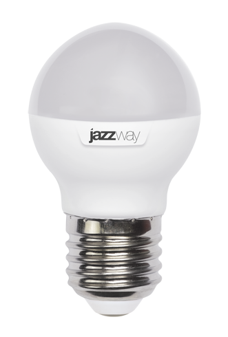 Лампа светодиод. (LED) Шар Е27  9Вт 820лм 5000К 230В матов. Jazzway