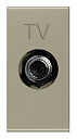 Розетка 1 мод. TV одиночная тип F шампань Zenit-Розетки компьютерные, телефонные, телевизионные - купить по низкой цене в интернет-магазине, характеристики, отзывы | АВС-электро