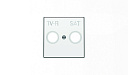 Накладка TV-R-SAT розетки, альпийский белый SKY ABB-Розетки компьютерные, телефонные, телевизионные - купить по низкой цене в интернет-магазине, характеристики, отзывы | АВС-электро
