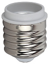 ЭРА Переходник E40-E27, пластик, белый (50/400/4800)-Патроны для ламп - купить по низкой цене в интернет-магазине, характеристики, отзывы | АВС-электро