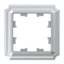 Рамка 1-мест. гориз./вертик., алюминий AtlasDesign Antique-Рамки для ЭУИ - купить по низкой цене в интернет-магазине, характеристики, отзывы | АВС-электро