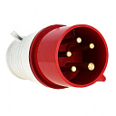 Вилка 3P+N+E  16А IP44 EKF-Вилки силовые переносные (кабельные) - купить по низкой цене в интернет-магазине, характеристики, отзывы | АВС-электро