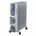 Радиатор масляный 2.5кВт 11 секций с тепловент. 0,4кВт Oasis-Радиаторы масляные - купить по низкой цене в интернет-магазине, характеристики, отзывы | АВС-электро