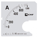 Шкала сменная для A721 600/5А-1,5 EKF PROxima-Шкалы вольтметров, амперметров - купить по низкой цене в интернет-магазине, характеристики, отзывы | АВС-электро