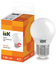 Лампа светодиод. (LED) Шар Е27  9Вт 810лм 3000К 230В матов. IEK-Лампы светодиодные - купить по низкой цене в интернет-магазине, характеристики, отзывы | АВС-электро