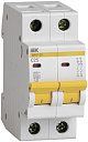 Выключатель автоматический 2-пол. (2P)  25А C 4.5кА ВА47-29 IEK-Модульное оборудование - купить по низкой цене в интернет-магазине, характеристики, отзывы | АВС-электро