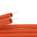 Труба гофрир. ПНД гибкая d25мм оранж. с протяжкой легкая (50м) ДКС-Трубы для прокладки кабеля - купить по низкой цене в интернет-магазине, характеристики, отзывы | АВС-электро